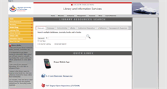 Desktop Screenshot of lib.tut.ac.za